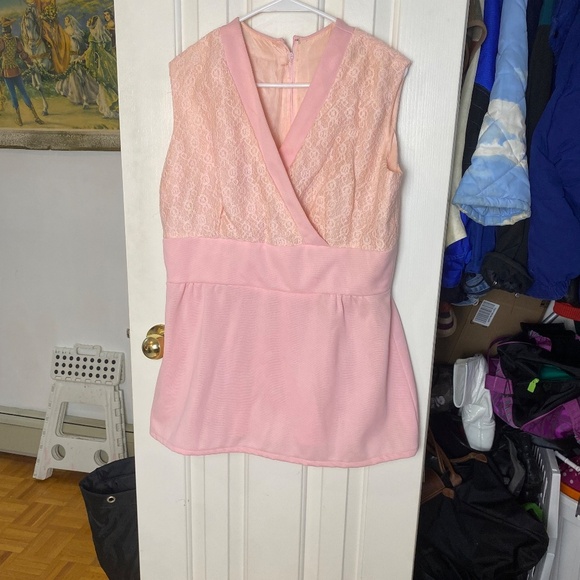 Mini 60s dress less and baby doll empire waist - Picture 2 of 4